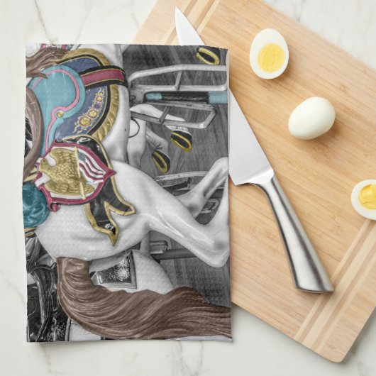 Linge De Cuisine Merry Go Round Carousel (Quart Plié)