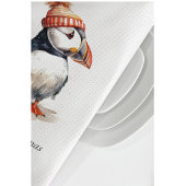 Linge De Cuisine Merry Puffin, personnalisé