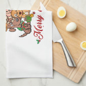 Linge De Cuisine Merry Woofmas (Quart Plié)