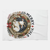 Linge De Cuisine Merry Yule Chèvre (Horizontal)