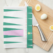 Linge De Cuisine Merveilleuse de la saison Arbre de Noël (Quart Plié)