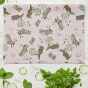 Linge De Cuisine Merveilleuse Sorcière™ Boule de Cristal Motif Wiza