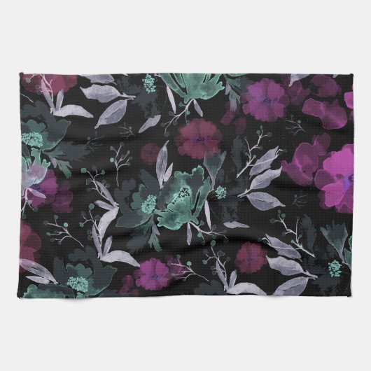 Linge De Cuisine Mes fleurs de jardin II (Horizontal)