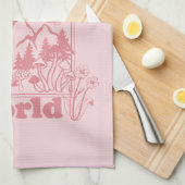 Linge De Cuisine Mes merveilleuses fleurs rétro du monde (Quart Plié)