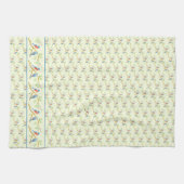 Linge De Cuisine Mésanges Bleues en Couple (Horizontal)