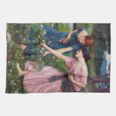 Linge De Cuisine Mesdames Picking Roses, John William Waterhouse (Horizontal)