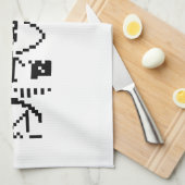 Linge De Cuisine Message binaire Arecibo 1974 (Quart Plié)