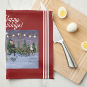 Linge De Cuisine Metalphant Family Tree Kitchen Towel (Quart Plié)