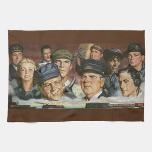 Linge De Cuisine Métiers commerciaux, patriotisme vintage patriotiq