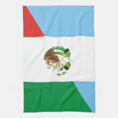 Linge De Cuisine mexique guatémala symbole du pays à demi-drapeau (Vertical)