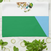 Linge De Cuisine mexique guatémala symbole du pays à demi-drapeau (Plié)