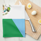 Linge De Cuisine mexique guatémala symbole du pays à demi-drapeau (Quart Plié)