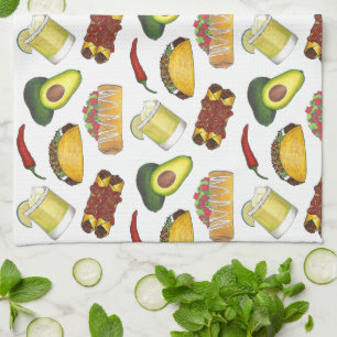 Linge De Cuisine Mexique Tex Mex Nourriture Taco Enchilada Chimicha