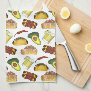 Linge De Cuisine Mexique Tex Mex Nourriture Taco Enchilada Chimicha