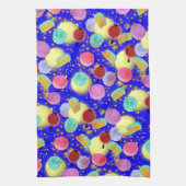 Linge De Cuisine Mi-automne fête mooncakes bleu (Vertical)