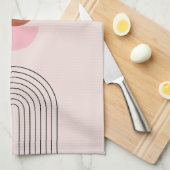 Linge De Cuisine Mi-Siècle Moderne 08 Arch Blush Rose (Quart Plié)