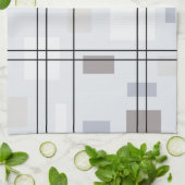 Linge De Cuisine Mi-siècle moderne géométrique 16 (Plié)