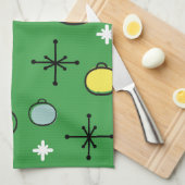 Linge De Cuisine Mi-siècle Moderne Rétro (Quart Plié)