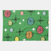 Linge De Cuisine Mi-siècle Moderne Rétro (Horizontal)