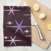 Linge De Cuisine Mi-siècle moderne Star Sky Purple (Quart Plié)