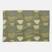 Linge De Cuisine Mi-siècle moderne Taupe Teacup (Horizontal)