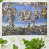 Linge De Cuisine Michelangelo The Last Judgment Fine Art Print (Plié)
