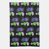 Linge De Cuisine Microbes viraux (Vertical)