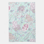 Linge De Cuisine Microbiologie dans le bleu (Vertical)