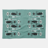 Linge De Cuisine Mid Century Atomic Kitty Noël ©studioxtine (Horizontal)