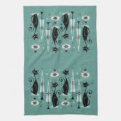 Linge De Cuisine Mid Century Atomic Kitty Noël ©studioxtine (Vertical)