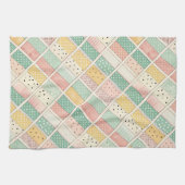 Linge De Cuisine Mid-Century Geometric Design with Dots & Lines 4 (Horizontal)