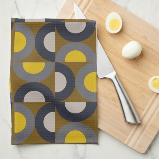 Linge De Cuisine Mid-Century Modern Bronze Mustard Thunder (Quart Plié)