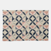 Linge De Cuisine Mid Century Modern Geometric Abstract Pattern (Horizontal)