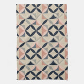 Linge De Cuisine Mid Century Modern Geometric Abstract Pattern (Vertical)