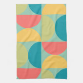 Linge De Cuisine Mid Century Moderne Bitsweet moutarde et olive (Vertical)