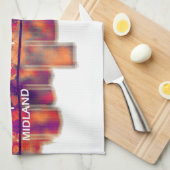 Linge De Cuisine Midland Texas Skyline (Quart Plié)