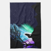 Linge De Cuisine Midnight Howl (Vertical)