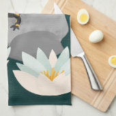 Linge De Cuisine Midnight Pond Fire Salamander (Quart Plié)