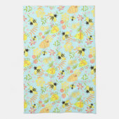 Linge De Cuisine Miel Bee Blue (Vertical)