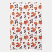 Linge De Cuisine Mignon écureuil de forêt Motif d'automne (Vertical)
