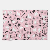 Linge De Cuisine Mignon Fantôme Spooky Ghost Halloween Fille Rose (Horizontal)
