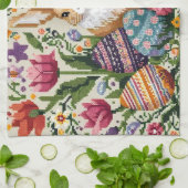 Linge De Cuisine Mignonne/Colorée Printemps/Pâques (Plié)