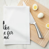 Linge De Cuisine Mignonne Faire Du Vin Pour Le Temps (Quart Plié)