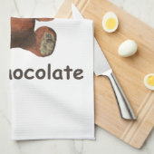 Linge De Cuisine Mignonne I Coeur (Amour) Chocolat Teddy Ours (Quart Plié)