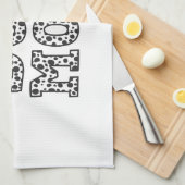 Linge De Cuisine Mignonne maman chien pointillé (Quart Plié)