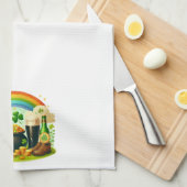 Linge De Cuisine Mignonne Saint Patrick, la Saint Patrick (Quart Plié)