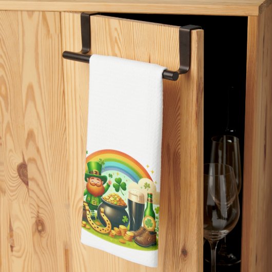 Linge De Cuisine Mignonne Saint Patrick, la Saint Patrick (Pliage en tiers)