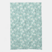 Linge De Cuisine Mignonne Snowdrops menthe (Vertical)