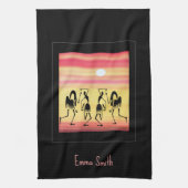 Linge De Cuisine Mignonne Sunny Day Pause danse (Vertical)