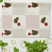 Linge De Cuisine Milieux de chatons (Plié)